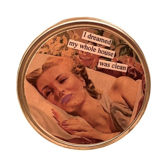 Anthropologie Anne Taintor 6 Piece Domestic Bliss Cork Coasters EUC - Picture 1 of 9
